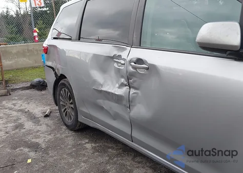 2018 Toyota Sienna Xle Premium 8 Passenger из США, поврежденный, VIN 5TDYZ3DC7JS950840